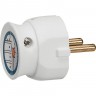 Вилка LEGRAND 2К серия Элиум 16 А ультраплоская пластик белый 050183