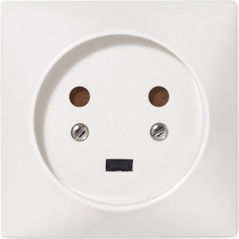 Розетка LEGRAND 2К+З на винтах белый