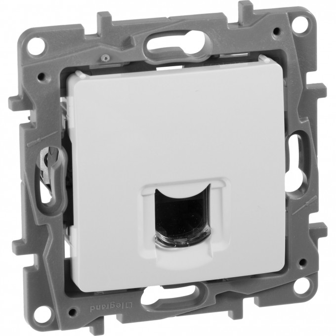 Розетка LEGRAND RJ45 категория 6 UTP Etika белый 672253