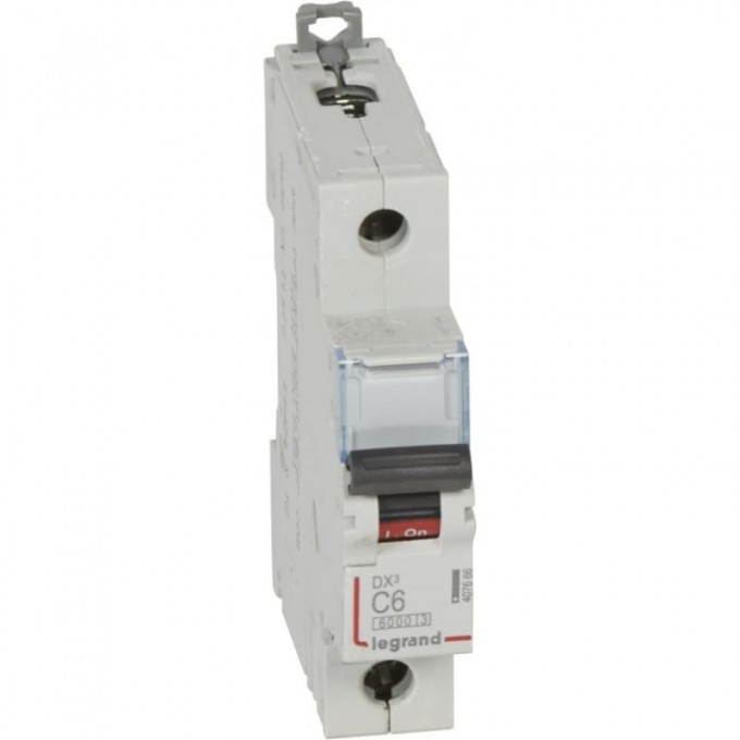 Автоматический выключатель LEGRAND DX3 1П С 6A 6000/10kA 407666