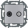 Розетка TV/SAT LEGRAND INSPIRIA звезда алюминий 673882