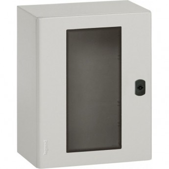Шкаф LEGRAND Atlantic МП стеклянная дверь 800x600x250 светло-серый