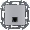 Телефонная розетка LEGRAND INSPIRIA RJ11 алюминий 673822
