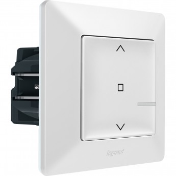 Умный выключатель рольставней LEGRAND Valena Life with NETATMO 500 ВА 230В, белый