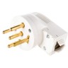 Вилка силовая LEGRAND 3К+Н+З 32А, белый 55807