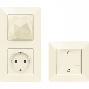Стартовый пакет LEGRAND Valena Life with NETATMO с головным выключателем, слоновая кость